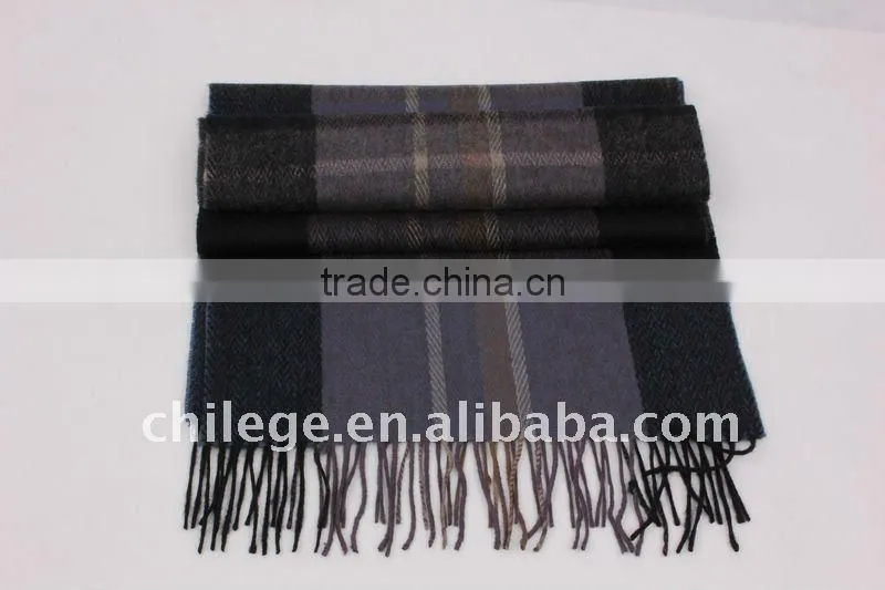 Men cashmere scarf shawl stoles /men wool checked scarf pashmina shawls