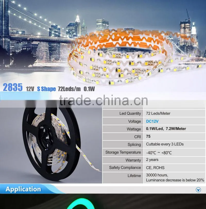 w2812b nano 2835 ultra thin 4mm led strip