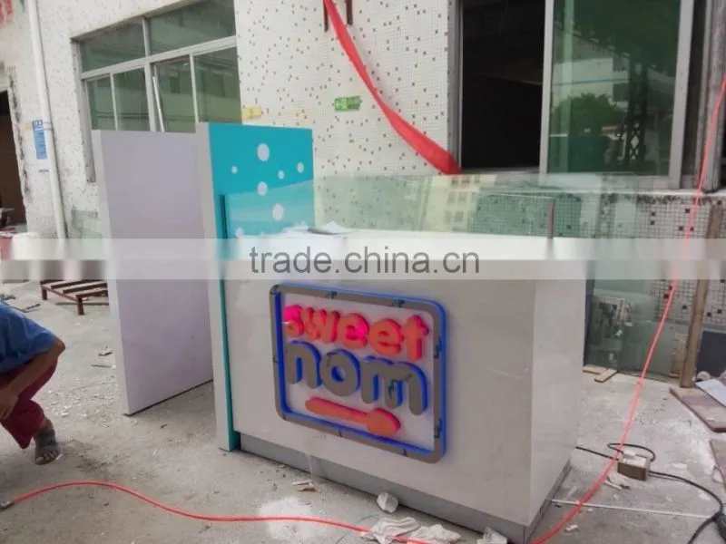 factory directly cheap frozen yogurt kiosk with high quality for sale.
