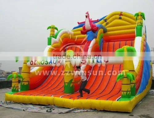 CE BV approved animal themed WSS-011 inflatable whale slide game for sale