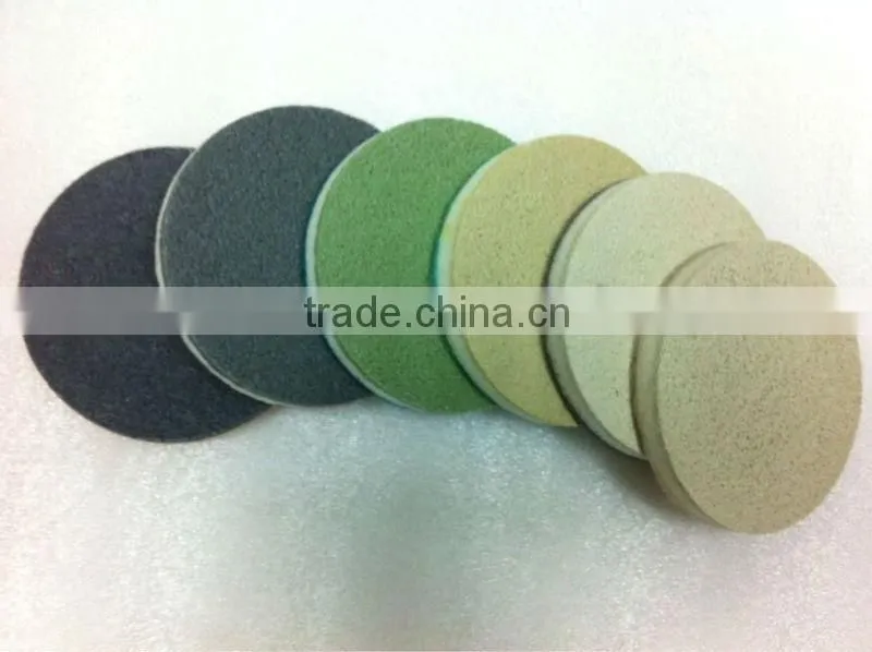 New fiber polishing pads dry use for concrete, granite, marble
