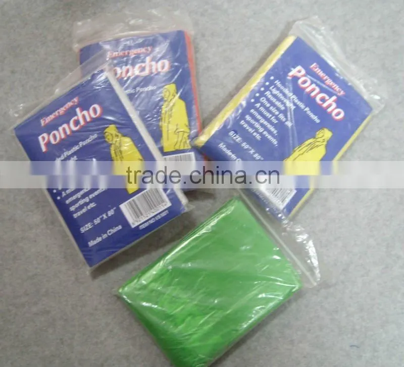 disposable rain cloth