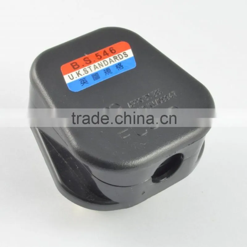 UK 3 Pin AC Power Plug Adaptor Connector