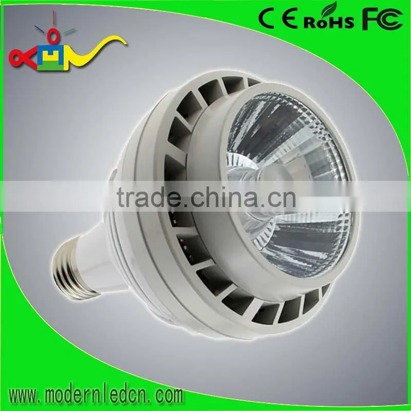 Popular Die cast E27 led par30 cob epistar luces led