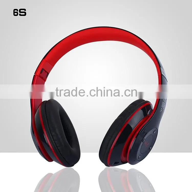 SNHALSAR 6S stereo bluetooth wireless headset headphone Bluetooth Headphone with microphone