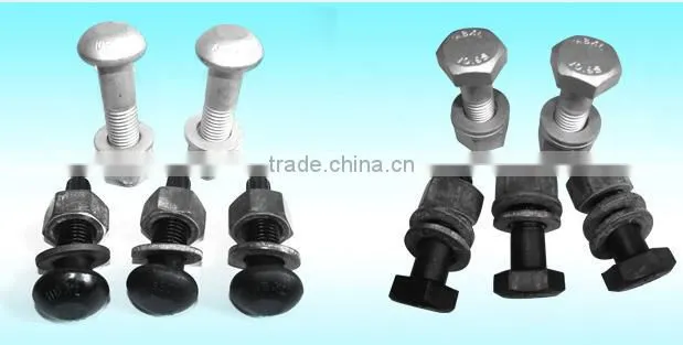 Non-standard stud bolt with hex nuts wholesale price
