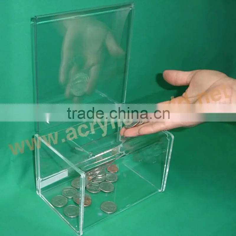 acrylic box/ acrylic donation box
