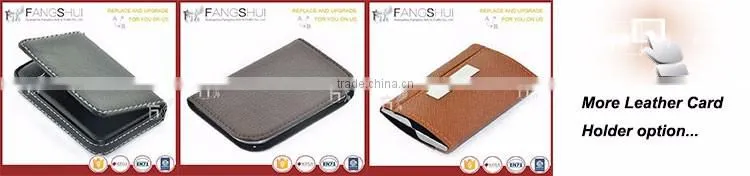 Pu credit card holder leather business card holder cheap wholesale
