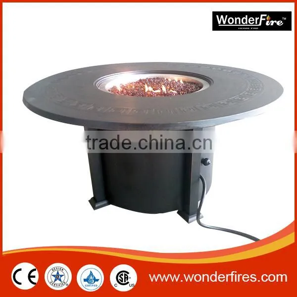 54"x 54" Round Conversational Patio Seating with Fire Table
