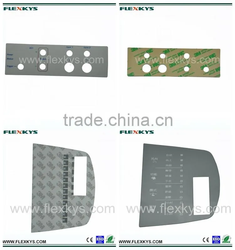 Customized GPS Tripmeter Graphic Overlay with Pillow Embossed Press Keys