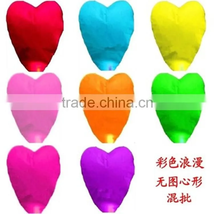 2015 Newest Flying paper wish lantern, biodegradable chinese sky lantern, flying sky lantern