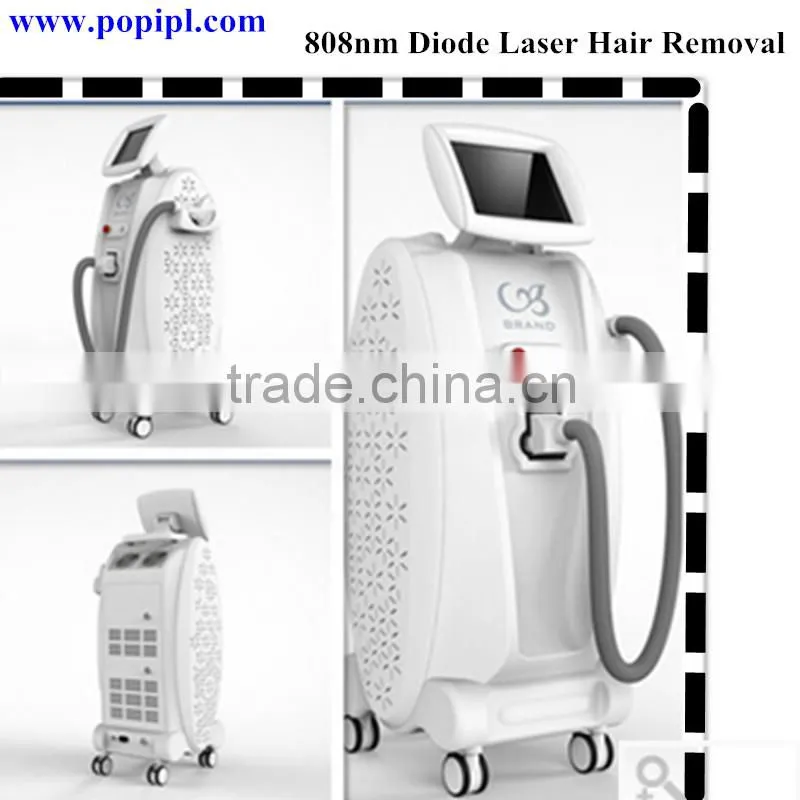 600w diode laser hair removal machine with big spot size pop ipl ce approval poplaser Much Longer working Time