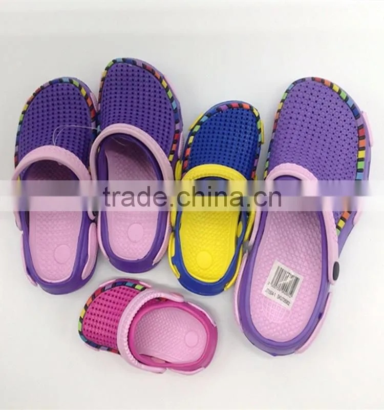 China latest develop beautiful color soft clogs