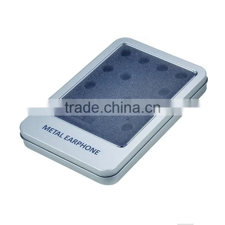 pvc window tin box with sponge