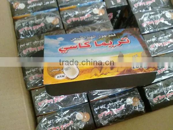Ashless non-smell hookah finger mangrove charcoal for sale