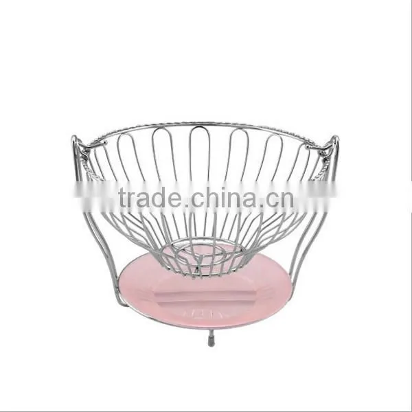 Chrome Fruit Bowl Basket