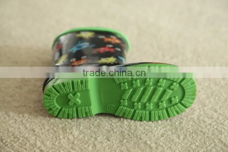 Kids Winter Warm Lining PVC Rain Boots