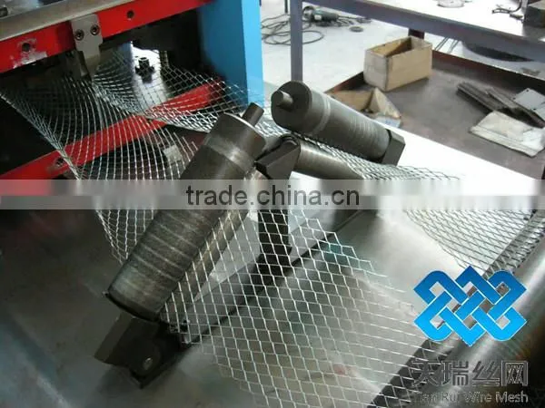 black steel/galvanized/painted expanded metal mesh