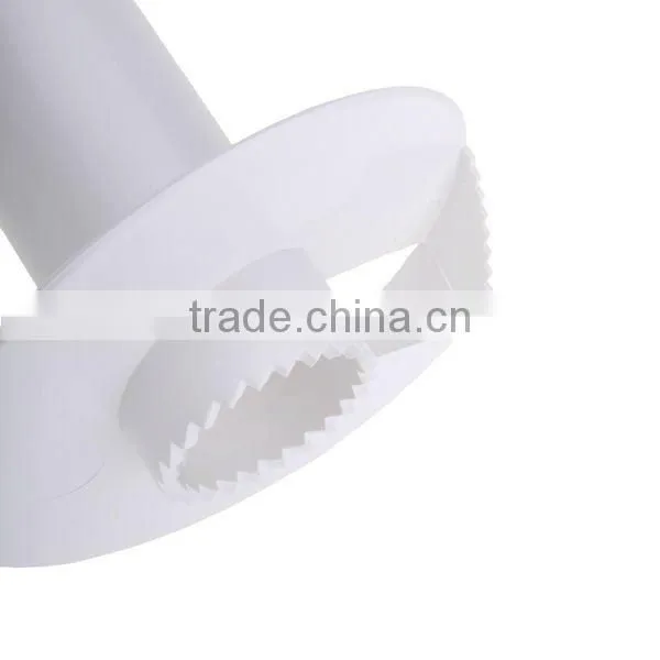 Plastic Easy Fruit Pineapple Corer Slicer Peeler Parer Cutter White