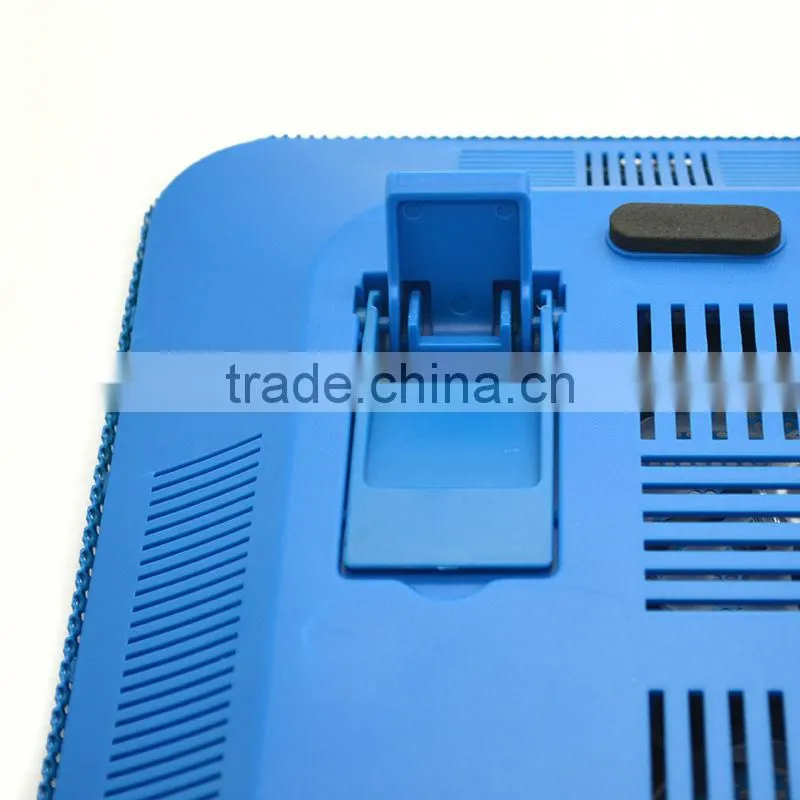 10-18" laptop cooling pad cooler fan with 4 fans 1 USB Port hub blue table external cooling fan for Dell Sony MAC Laptop