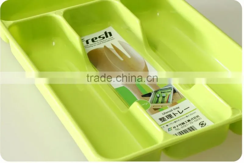 Kitchen Drawer Plastic Cutlery Tray