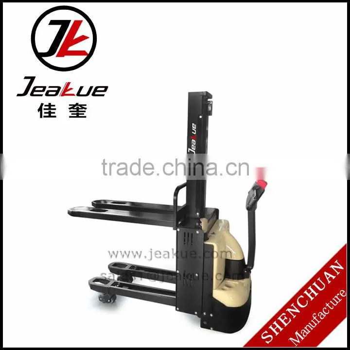 800KG walkie Double Lift electric forklift truck Stacker