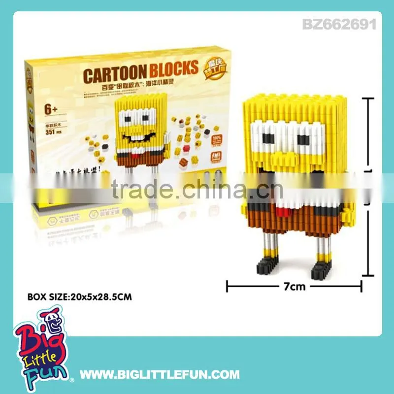 Female zombie assemble toy bricks