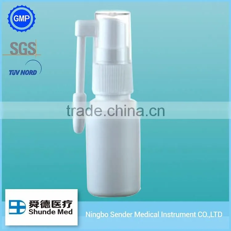 70ml HDPE nasal sprayer bottle oral sprayer bottle long nozzle rocker sprayer bottle