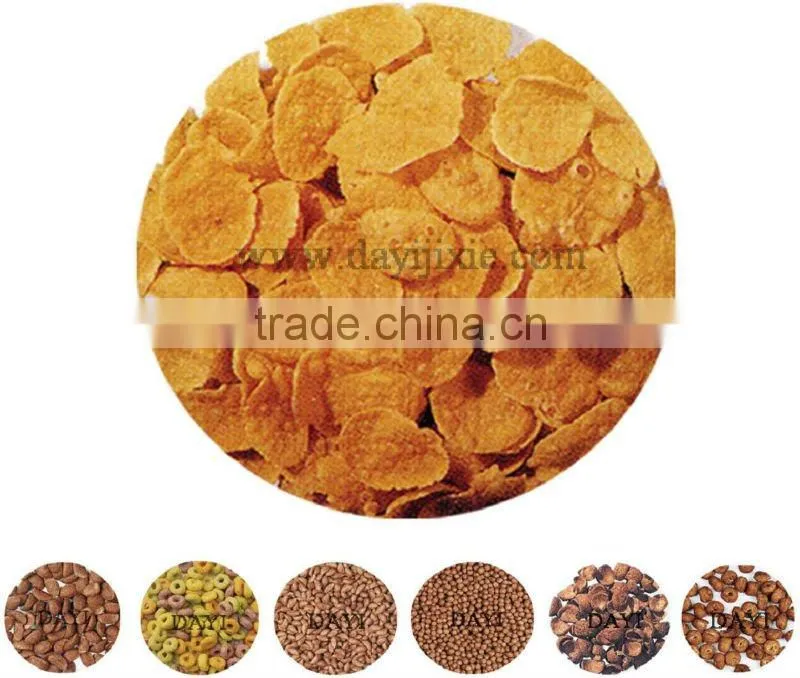 Honey Corn flake/breakfast cereals processing line from Jinan Dayi