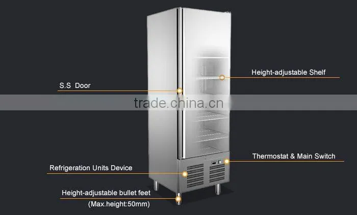 450L Hotel Kitchen Upright Commercial Freezer/Upright Freezers Commercial/Upright Ice Cream Freezer