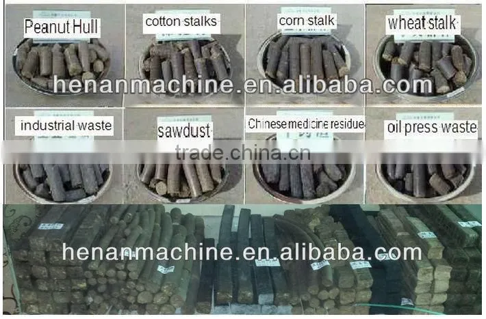 energy saving straw fuel briquette machine with high quality