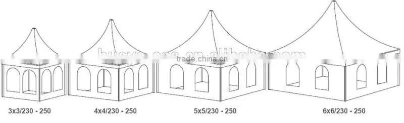 Small white Pagoda tent, Wedding tent, promotion tent