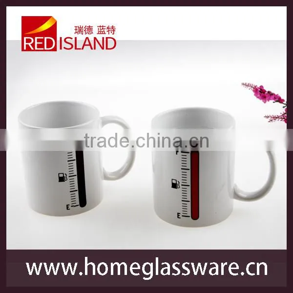 Thermometer Color Heat Sensitive Changing Mug Ceramics Cup