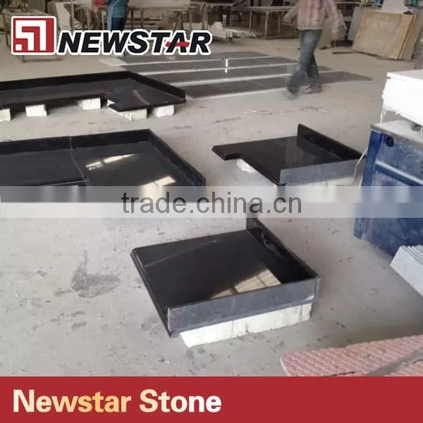 Newstar Chinese zimbabwe black granite countertop for sale