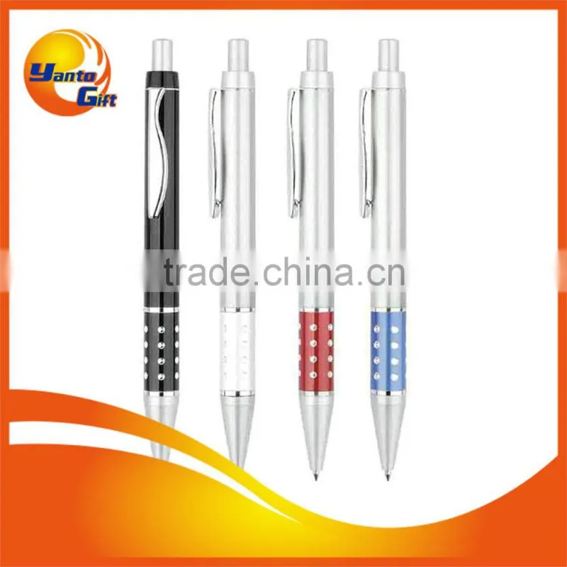 Half Metal Half Plastic Ballpoint Pen