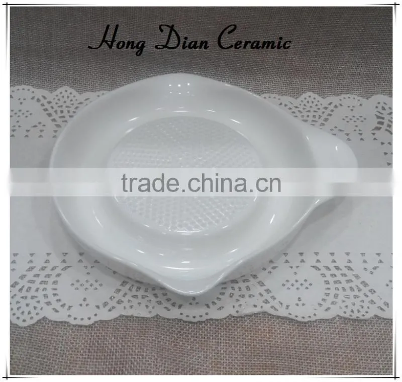food contact safe ceramic round plate for grinding,lemon squeezer,ceramic barbecue plate dishes,ceramic plate for barbecue