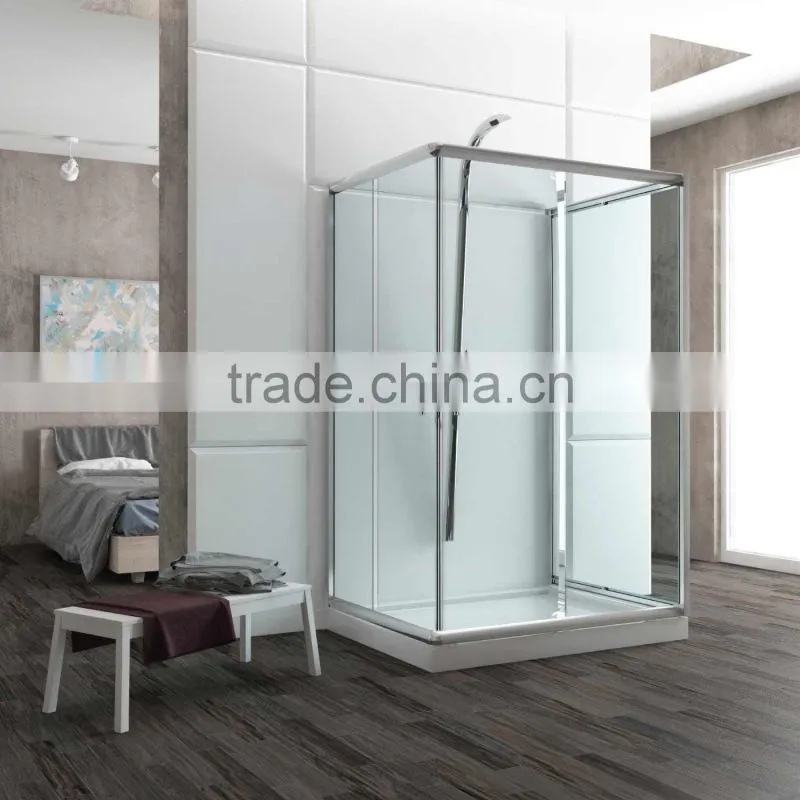 Free Standing Simple 2 sided shower enclosure,luxury shower room