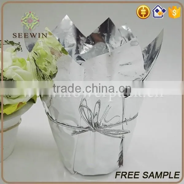 decoration aluminum laminated films plant pots wholesale