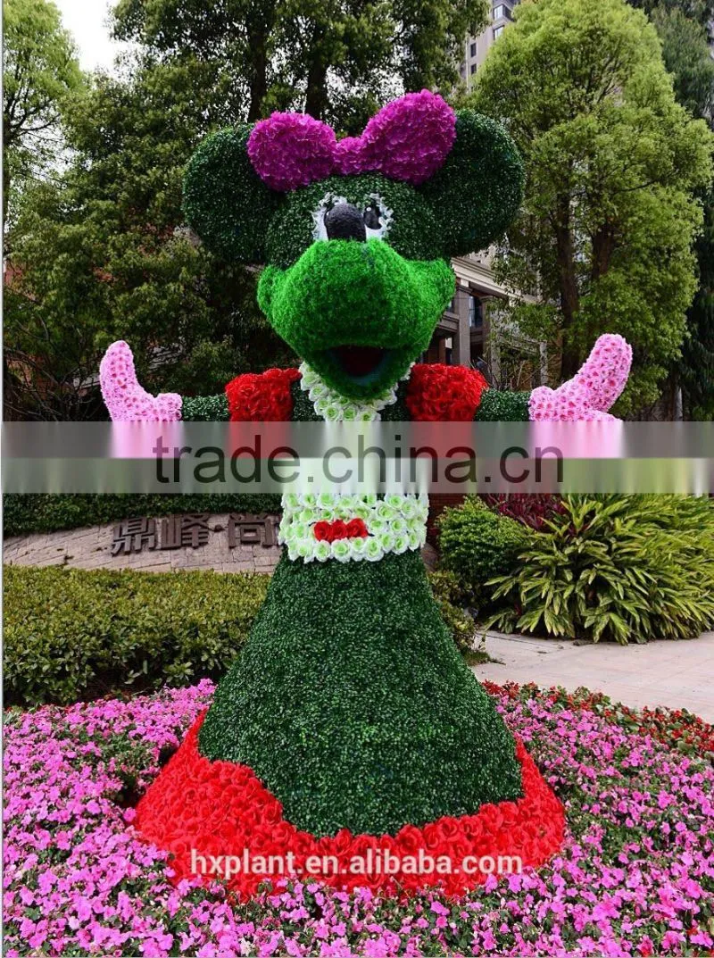 aritificial green sculpture plastic statue