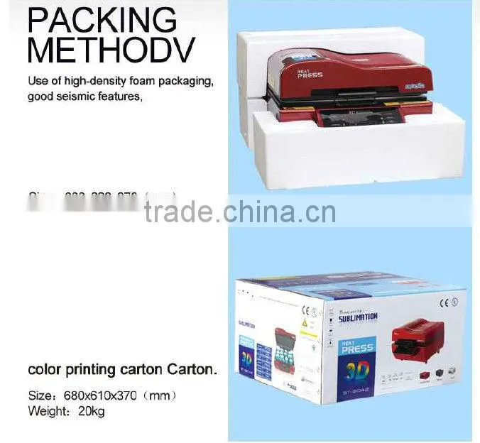 3D Sublimation Vacuum Heat transfer Machine For Printing cell phone Case