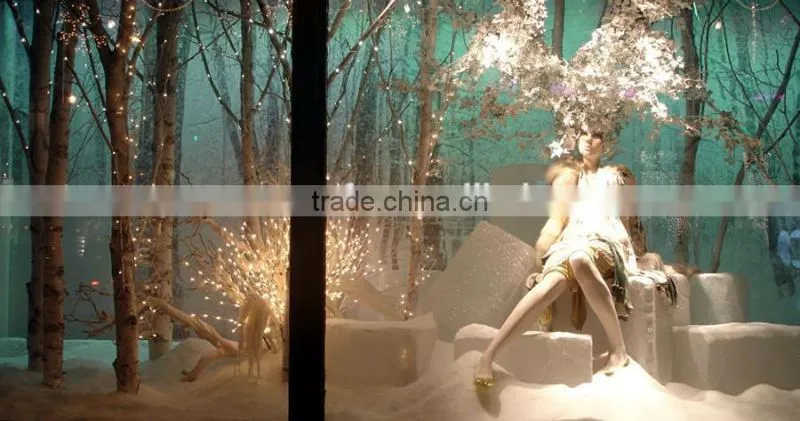 Window display tree for stores decoration