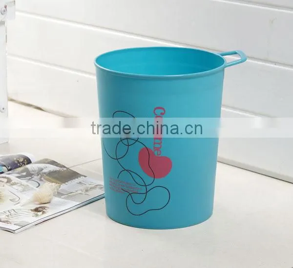 YM-0291 Plastic trash can with handle