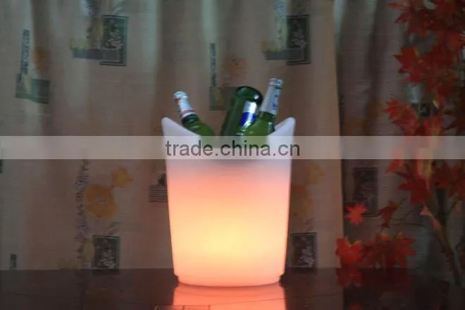 Rechargeable led champagne bucket led ice bucket