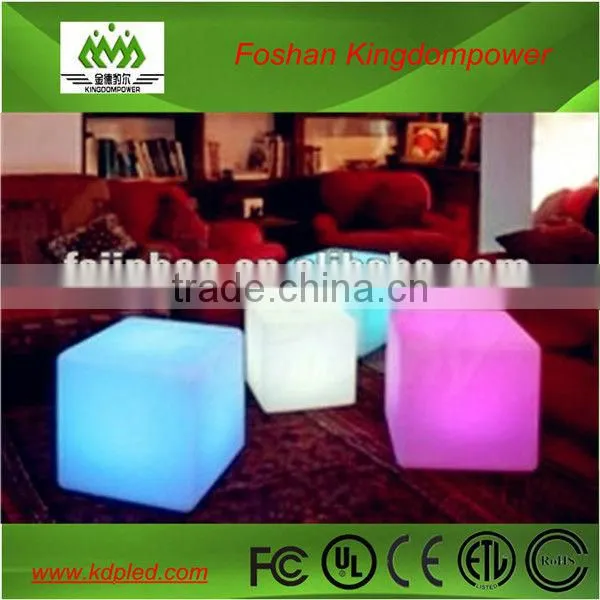 Color changing mood lighting garden led cube