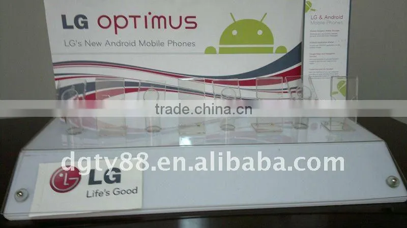 2011 New Design LG phone Acrylic display stand