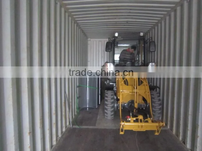 Manufactuer JN908 mini loader 4WD hot sale with CE mini wheel loader
