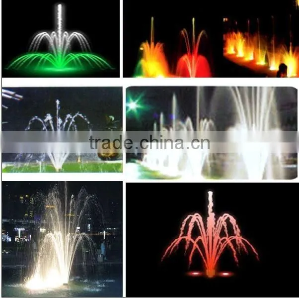 Music fountains use stainless steel water fountain nozzle design