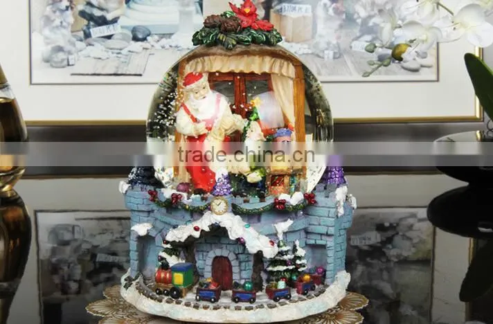Christmas Decoration Resin snow globe glass snow globe crafts