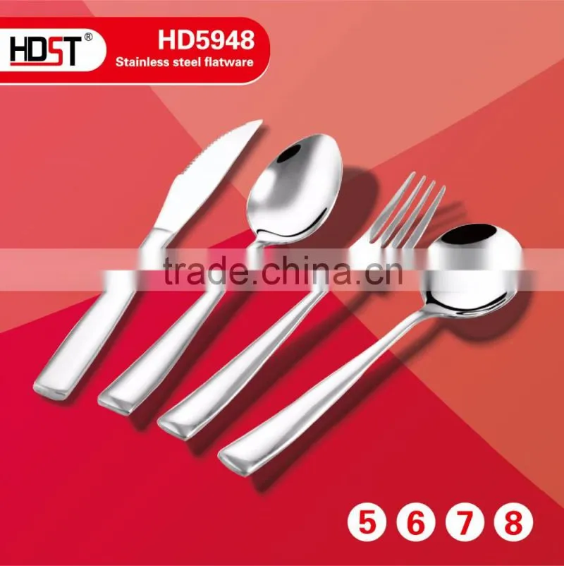 Food grade LFGB FDA 18/0 stainless steel flatware