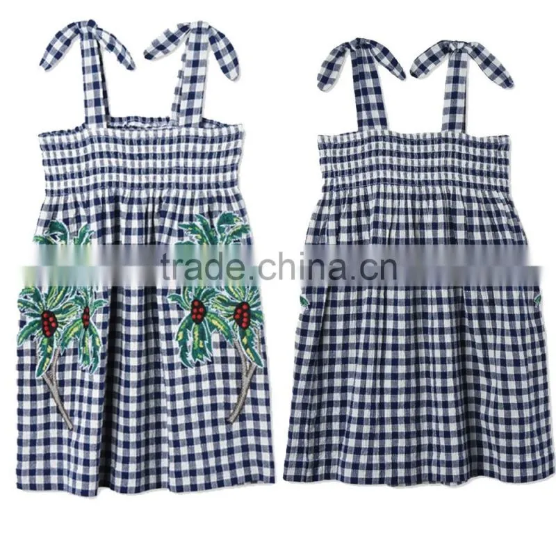 Latest Fancy Pretty Broderie Anglaise Blue Cotton Girls Top With Frilled Sleeves Kids Childerens Boutique Clothing HSd5108